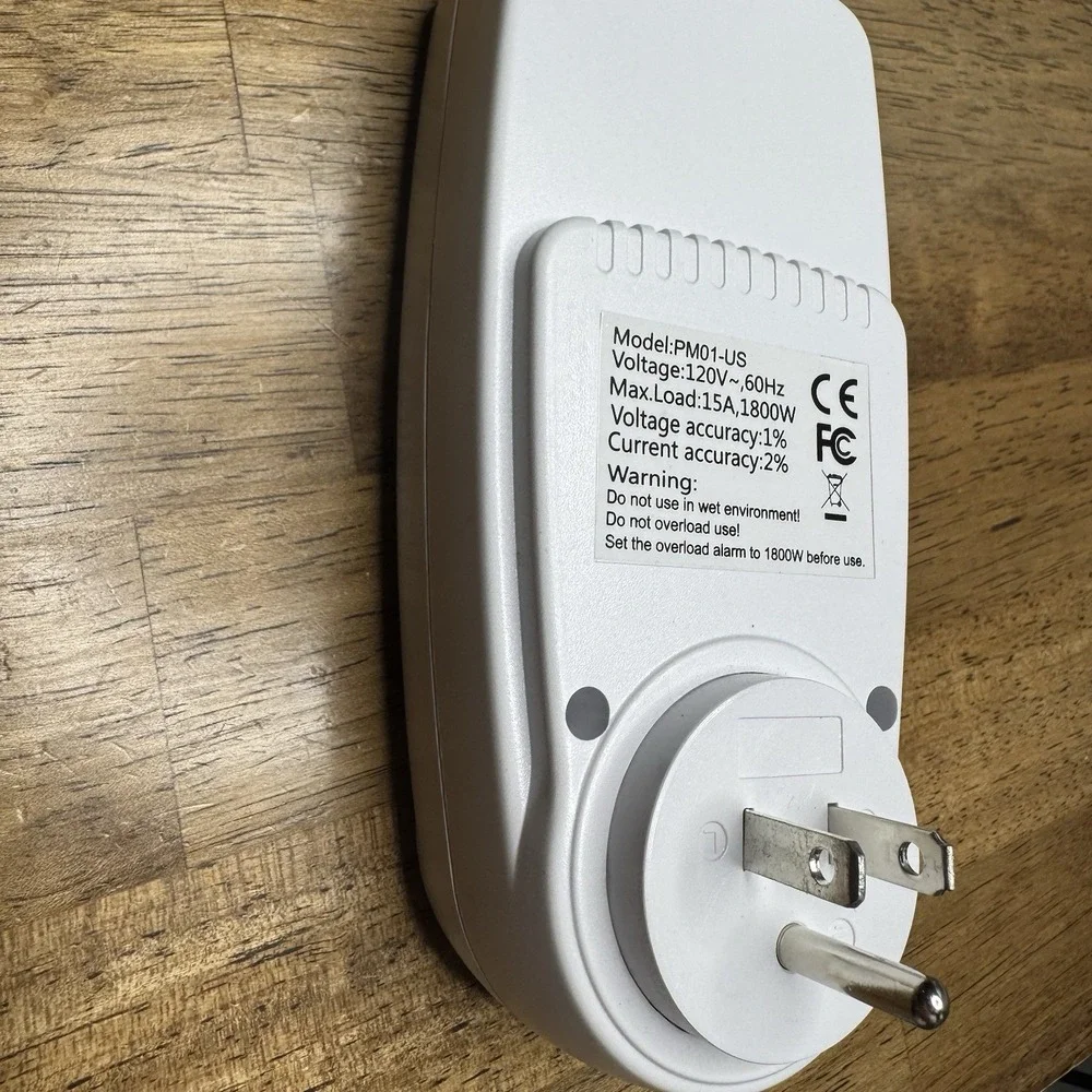 Energy Saving Analyzer Digital Power Monitor Watt Amps Volt Electricity Monitor